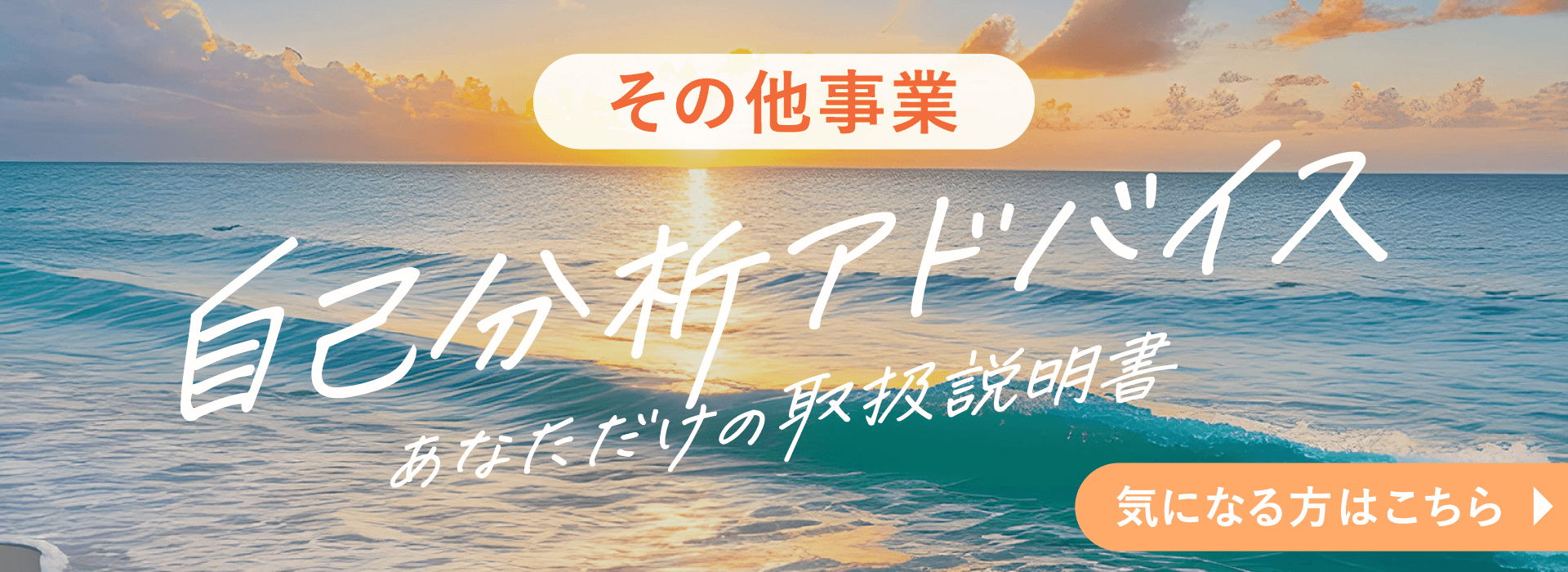 その他事業 自己分析アドバイス あなただけの取扱説明書 気になる方はこちら